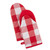 Set of 2 Red and White Buffalo Checkered Oven Mitt, 13" - IMAGE 1