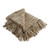 4' x 5' Brown and White Variegated Rectangular Home Essentials Woven Throw - IMAGE 1