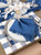 Buffalo Check Rectangular Textured Cotton Placemats - 19" - Navy and White - Set of 6 - IMAGE 5