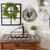 15.5" Black and White Rooster Round Farmhouse Sign - IMAGE 5