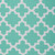 Lattice Rectangular Cotton Tablecloth - 84" - Aqua and White - IMAGE 5