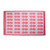 4' x 6' Magenta Pink And White Rectangular Pineapple-Designed Outdoor Rug - IMAGE 1