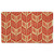 18" x 30" Deep Red and Yellow Rectangular Durable and Non-Slip Doormat with "Arrowhead Chevron" Design - IMAGE 1