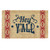 "Hey Y'All!" Rectangular Coir Doormat - 18" x 30" - Beige and Red - IMAGE 2