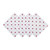 Set of 4 White and Red Polka Dot Napkin, 18" - IMAGE 1