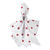 Set of 4 White and Red Polka Dot Napkin, 18" - IMAGE 5