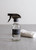 Set of 2 Clear and Black Glass Spray Bottles with Label 8oz. - IMAGE 4