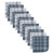 Windowpane Waffle Cotton Dishcloths - 13" - Steel Blue and White - Set of 12 - IMAGE 1