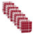 Set of 12 Red Waffle Weave Dishcloth 13" - IMAGE 1