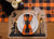 Buffalo Check Halloween Cotton Table Runner - 108" - Orange and Black - IMAGE 1