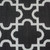 4' x 6' Black And White Rectangular Lattice-Designed Outdoor Rug - IMAGE 2