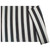 4' x 6' Black and White Rectangular Home Essentials Striped Outdoor Rug - IMAGE 4