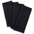 Windowpane Terry Kitchen Dishtowels - 26" - Black - Set of 4 - IMAGE 1