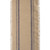 Double Stripe Fringed Burlap Table Runner - 72" - Beige and Blue - IMAGE 3