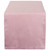 Solid Chambray Cotton Table Runner - 108" - Crepe Pink - IMAGE 1