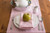 Solid Chambray Cotton Table Runner - 108" - Crepe Pink - IMAGE 5