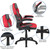 51.5" Black and Red Racing Gaming Desk with Reclining Chair - IMAGE 6