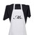 28" White Apron with Script Design - IMAGE 1