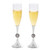 9.875" Crystal Ball Toasting Flutes - IMAGE 2