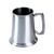 4.5" Classic Polished Satin Silver Pint Tankard - IMAGE 2