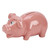 3" X 6" Pink Ceramic Pig Bank - IMAGE 1