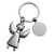 3.5" Standing Angel Design Stainless Steel Key Chain - IMAGE 3