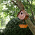 12.91" Modern Hanging Distressed Finish Wooden Birdhouse