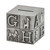 3" Metallic Gray Brushed Nickel Large Square Block Coin Bank - IMAGE 4