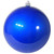 Shiny Candy Blue Shatterproof Christmas Ball Ornament 8" (200mm) - IMAGE 1
