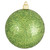4ct Lime Green Shatterproof Glittered Christmas Ball Ornaments 4.75" (120mm) - IMAGE 1
