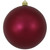 Matte Bayberry Red Shatterproof Christmas Ball Ornament 8" (200mm) - IMAGE 1