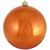 Matte Mandarin Orange Shatterproof Christmas Ball Ornament 8" (200mm) - IMAGE 1