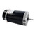 2 HP Black and Silver North Star Threaded Shaft Pool Pump Motor, 1.35 SF - IMAGE 1