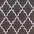 7.5' x 10.75' Black and Ivory Moroccan Rectangular Outdoor Area Throw Rug - IMAGE 2