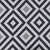 7.8' x 10.75' Black and Ivory Diamond Rectangular Outdoor Area Throw Rug - IMAGE 2
