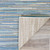 2.25' x 11.75' Blue and Beige Contemporary Rectangular Outdoor Area Throw Rug Runner - IMAGE 3
