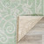 5.25' x 7.5' Green and Ivory Traditional Rectangular Outdoor Area Throw Rug - IMAGE 3