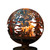 36" Brown Rustic Finish Extra Large Wildlife Outdoor Fire Sphere - IMAGE 1