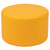 12" Yellow Solid Upholstered Round Daycare Modular Ottoman - IMAGE 1