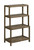 37" Antique Chestnut Brown 4-Tier Step Back Multipurpose Shelf - IMAGE 1