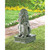 25" Gray Contemporary Lion Castle Guardian Statue - IMAGE 3
