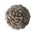 14" Gray and Brown Pine Cone Tabletop Decor - IMAGE 2