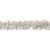 25' Silver and White Embossed Contemporary Decorative Party Twist Garland - IMAGE 1