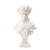 Lady Bust Statue with Floral Crown - 14" - White - IMAGE 2