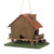 10.25" Brown and Green Woodland Cabin Outdoor Hanging Birdhouse - IMAGE 3