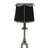 14" Black and Silver Contemporary Eiffel Tower Table Lamp - IMAGE 1