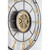 Concentric Round Framed Cut-Out Gear Wall Clock - 39.5" - Black and Bronze - IMAGE 3