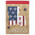 Louisiana Proud to be American Embroidered Outdoor Garden Flag - 18" x 13" - IMAGE 1