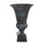 16.75" Black Patina Finish Wide Opening Metal Vase - IMAGE 1