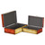 Set of 2 Beige and Red Rectangular Treasure Boxes 12" - IMAGE 6